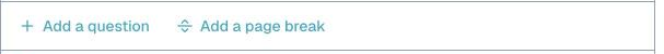 Customize, Booking Form, the Add a question and Add a page break buttons